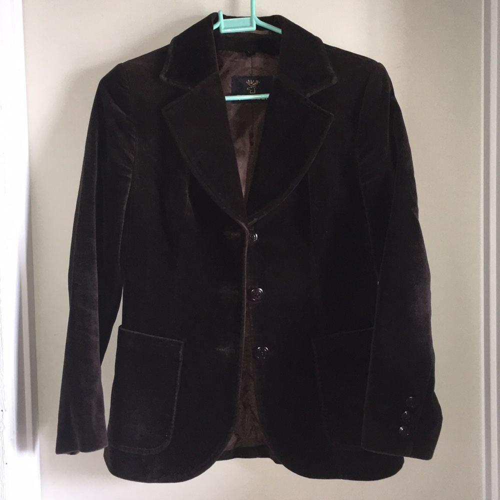 Vintage Braemar Velvet Blazer Jacket